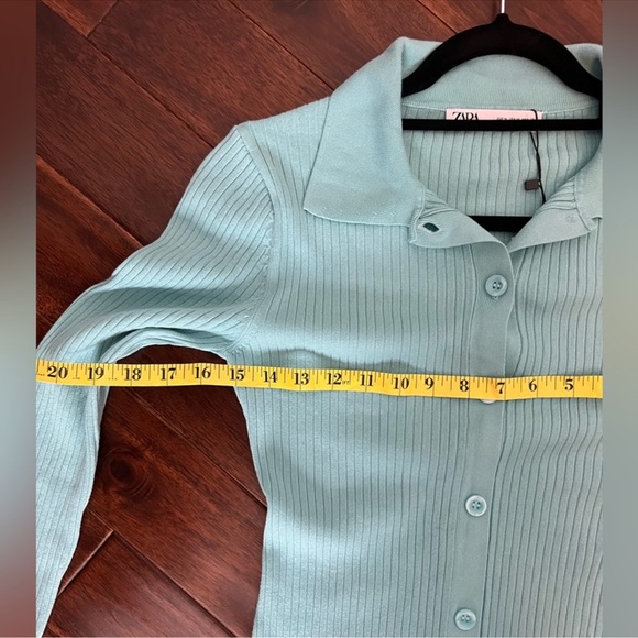 Zara Ribbed Knit Polo dress - Picture 8 of 9